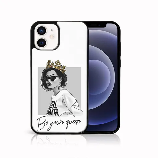 MY ART Ochranný obal pre Apple iPhone 12 mini QUEEN (139)