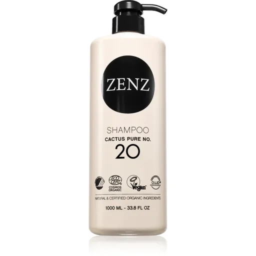 ZENZ Organic Cactus Pure No. 20 hydratačný šampón vhodné pre alergikov 1000 ml
