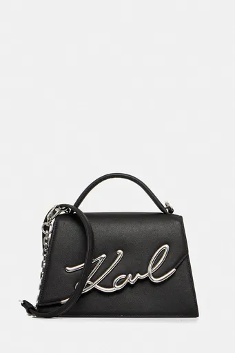 Kožená kabelka Karl Lagerfeld K/SIGNATURE