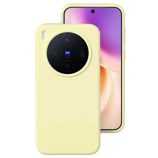 PROTEMIO LIQUID SILICONE Kryt pre Vivo X300 žltý