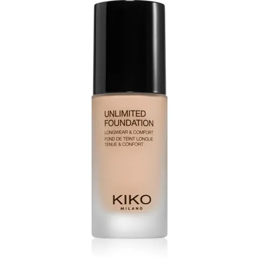 KIKO Milano Unlimited Foundation dlhotrvajúci tekutý make-up s matným efektom odtieň 02 Gold 30 ml