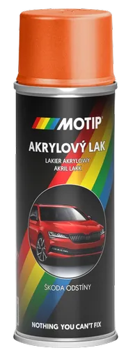 AUTOSPREJ ŠKODA - Metalíza na auto v spreji AC9771 - oranžová tangerine 0,2 L