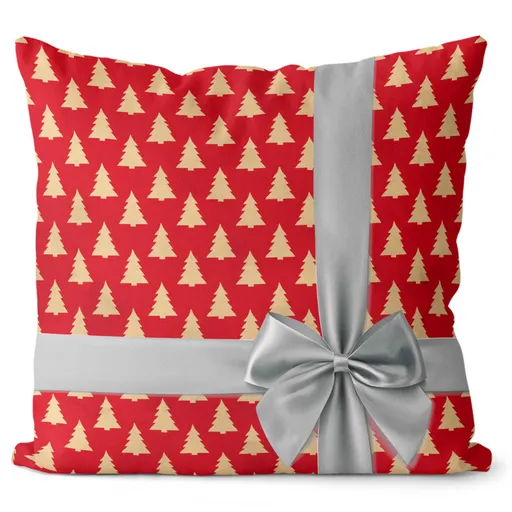 Vankúš Mašľa a stromčeky (Veľkosť: 40 x 40 cm)