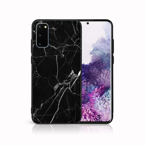 MY ART Ochranný kryt pre Samsung Galaxy S20 BLACK MARBLE (142)