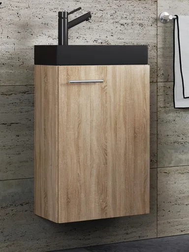 VCM Umyvadlová skříňka Slito BL, dub Sonoma