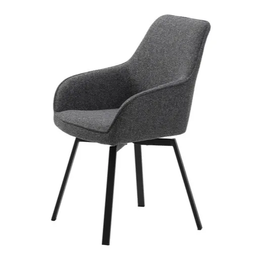 Unique-Furniture ALMA jedálenská stolička unique furniture sivá polyester 49590000