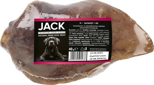 Maškrta pre psy Jack bravčové ucho balené 1ks