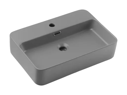 ArtCom Keramické umývadlo TRUST 2 E-6282 | svetlosivý mat 55 cm