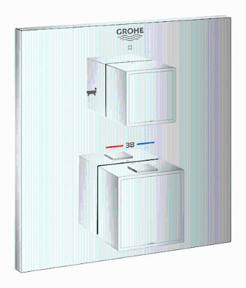 Termostat Grohe Grohtherm Cube bez podomietkového telesa chróm 24155000