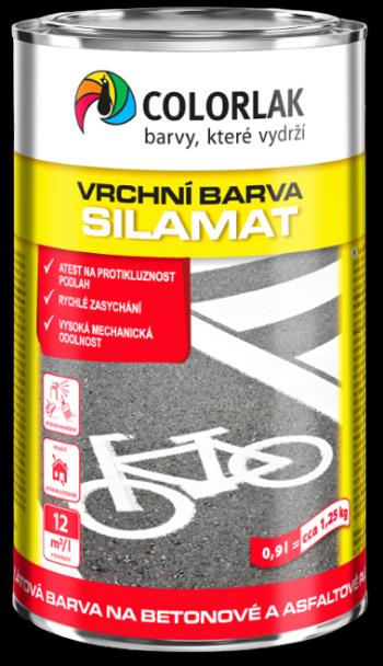 COLORLAK SILAMAT S2819 - Akrylátová farba na betónové a asfaltové plochy RAL 7035 - svetlošedá 0,9 L