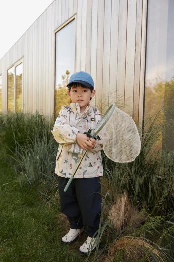 Detská súprava Liewood Pedia Rainwear Set tmavomodrá farba, LW19909