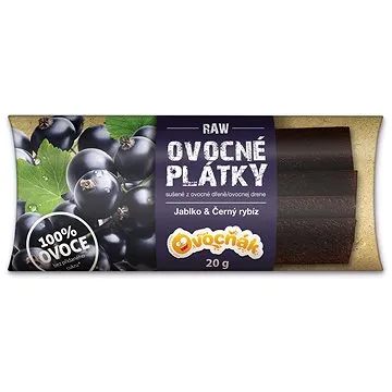 Ovocňák plátky jablko-čierne ríbezle 20 g (8592809002672)
