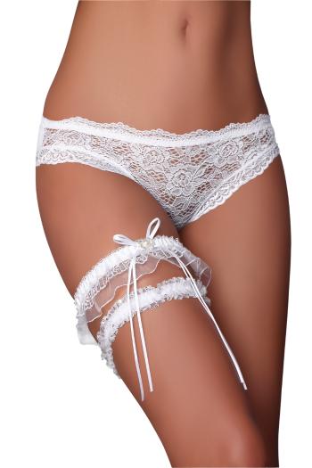 Dámsky doplnok Garter set white