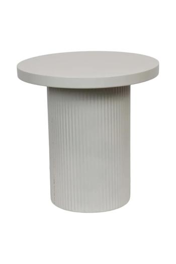 Stolík home & lifestyle 38 x 38 x 38 cm biela farba