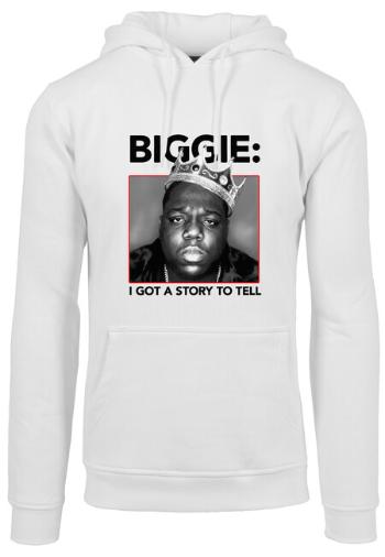 Mr. Tee Biggie Crown Hoody white - XS