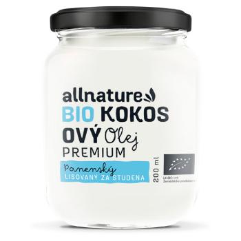 ALLNATURE Kokosový olej panenský BIO 200 ml