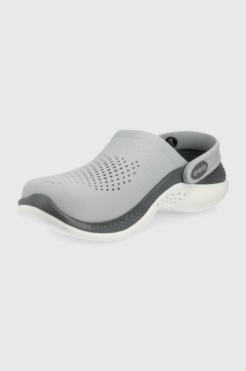 Šľapky Crocs Literide 360 Clog šedá farba, 206708 Light Grey