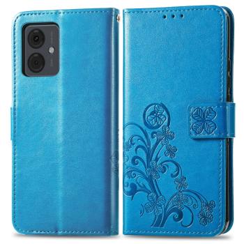 ART FLOWERS Peňaženkový obal pre Motorola Moto G14 modrý