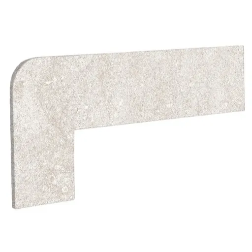 Schodnicový Sokel Ľavý Exagres Opera ivory 42,3X17,5 cm mat OPERAZRIIV