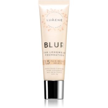 Lumene Blur 16h Longwear dlhotrvajúci make-up SPF 15 odtieň 1,5 Fair Beige 30 ml