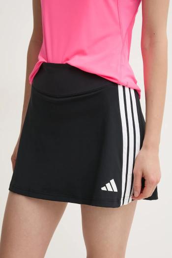 Športová sukňa adidas Performance Train Essentails čierna farba, mini, rovný strih, JP1157
