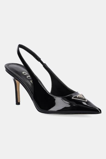 Lodičky Guess NASSIR čierna farba, FLJNAS PAF05