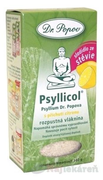 Dr.Popov Psyllicol Psyllium s príchuťou citróna 100 g