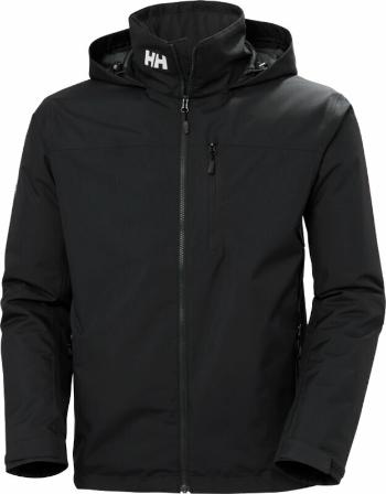 Helly Hansen Bunda Men's Crew Hooded Midlayer Sailing Jacket 2.0 Black 4XL