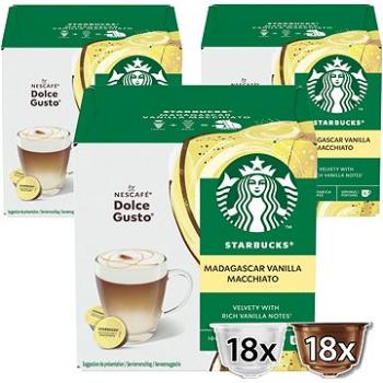 STARBUCKS® Madagaskar Vanilla Latte Macchiato by NESCAFE® DOLCE GUSTO® 36 ks, 18 + 18 kapsúl v balen (12472760)