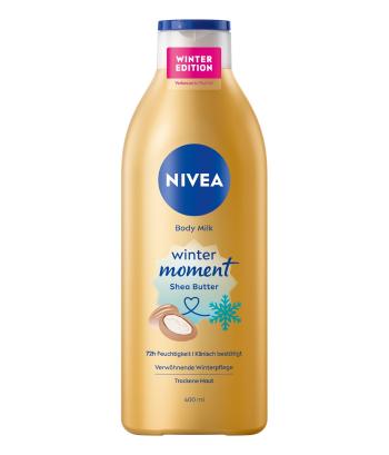 Nivea Hydratačné telové mlieko s bambuckým maslom Winter Moment (Body Milk) 400 ml