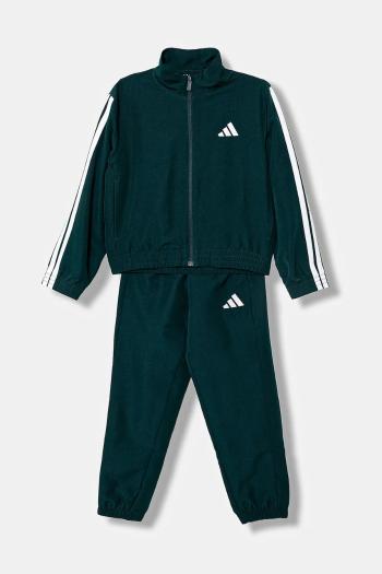 Detská tepláková súprava adidas zelená farba, JW3399