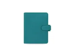 Filofax Saffiano A7 týždenný 2026 akvamarín