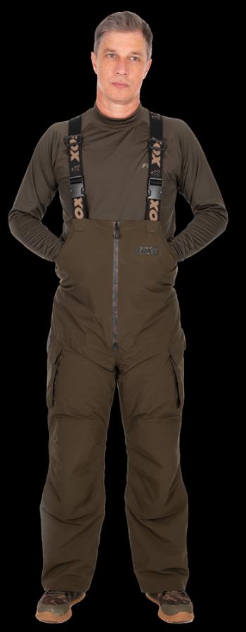 Fox nohavice kaki sherpa tec sallopettes - s