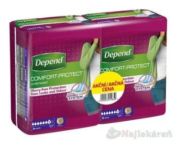 DEPEND NORMAL L pre ženy DUOPACK naťahovacie nohavičky 18ks