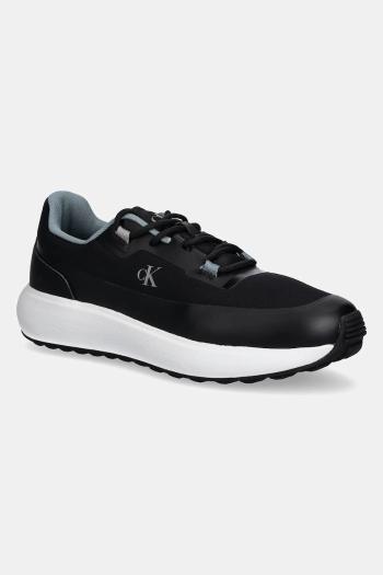 Tenisky Calvin Klein Jeans ATHLEISURE RUNNER TECH RIPSTOP pánske, čierna farba, YM0YM01205