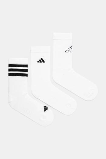 Ponožky adidas 3-pak biela farba, JI6316