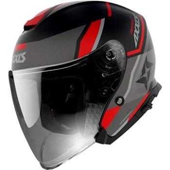 Axxis Mirrage SV ABS Damasko, otvorená helma red matt (MOTO32191nad)