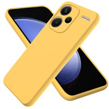 RUBBER Ochranný kryt Xiaomi Redmi Note 13 Pro+ 5G žltý