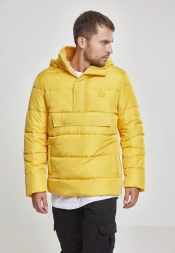 Urban Classics Pull Over Puffer Jacket chrome yellow - L