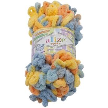 Puffy color 100 g – 6314 žltá, modrá, oranžová (7119)