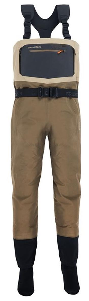 Grundéns prsačky men´s boundary stockingfoot wader stone/otter - small 39,5-42