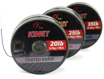 Zfish šnúrka kinet coated braid hnedá 10 m-priemer 25 lb / nosnosť 11,3 kg