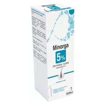 Minorga 5 % dermálny roztok sol der 60 ml