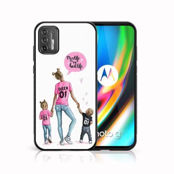 MY ART Silikónový kryt Motorola Moto G9 Plus QUEEN MOM (119)