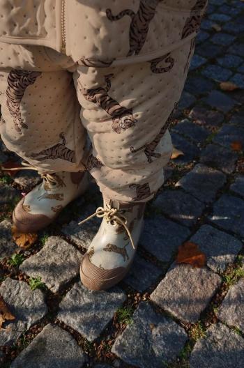 Detské tepláky Konges Sløjd THERMO PANTS GRS hnedá farba, KS101241