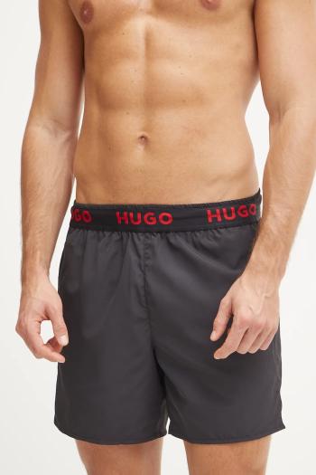 Plavkové šortky HUGO čierna farba, 50534495
