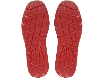 Obuv poltopánka CXS ISLAND PAROS S1P ESD, čierno - červená, veľ. 35