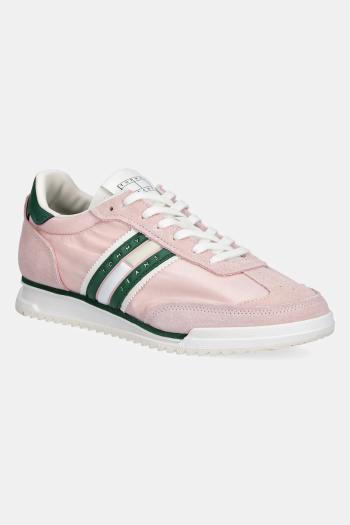 Tenisky Tommy Jeans RETRO RUNNER CLEATED ružová farba, EN0EN02717