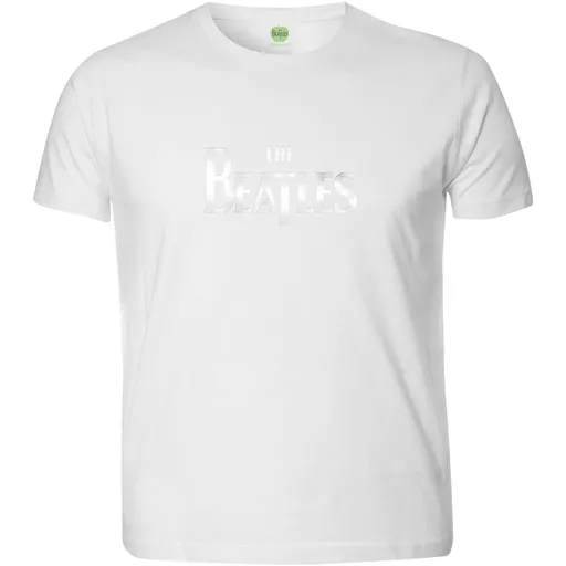 The Beatles tričko Drop T Logo Biela XXL