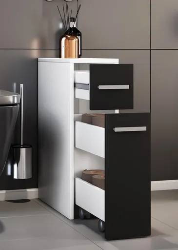 VCM Koupelnová skříňka Zalo, černá